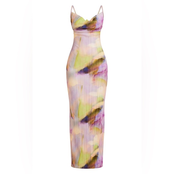 PrettyLittleThing Dresses & Skirts - PrettyLittleThing Pastel Tie-Dye Maxi Dress